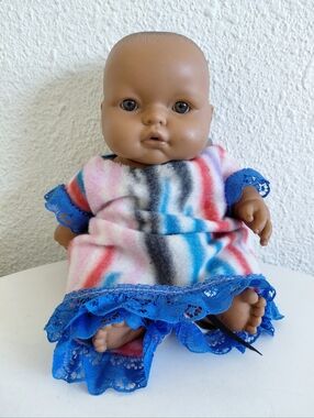 #Vinyl Body Brown Skinned Berenguer Pouty Baby Doll Neutral